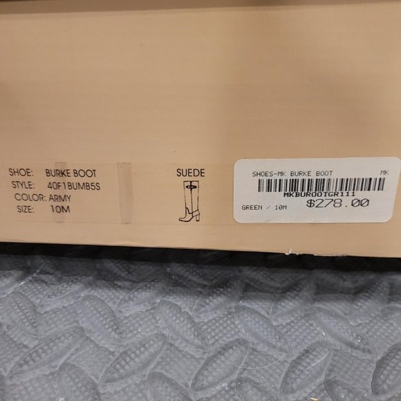 Michael Kors Suede Boots (Army green colour) - Picture 3 of 4